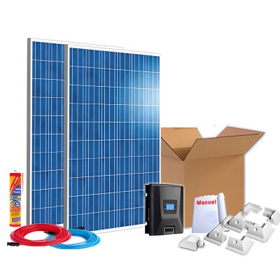 Kit solar completo caravanas 680W 12V (2x Paneles 340W 24V) | Damia Solar