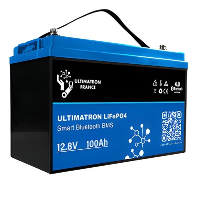 Batería de litio Ultimatron LiFePO4 Smart BMS 12.8V 100Ah