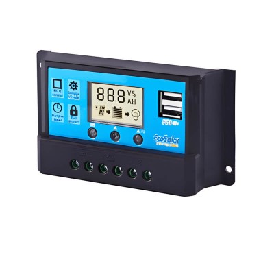 Comprar Regulador Solar Ecosolar 30a Com Ecrã Lcd