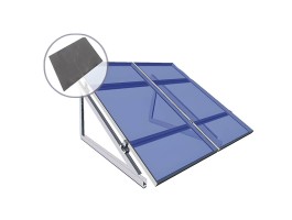 Estructura regulable para pizarra para paneles de 180W a 200W