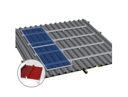 Estrutura ajustável em chapa ou painéis sanduíche de 180W a 200W | Damia Solar