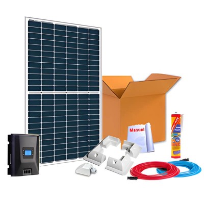 Kit solar completo para autocaravana com painel de 460W, 24V a 12V | Damia Solar