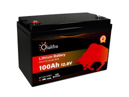 Batería De Litio Olalitio LiFePO4 Smart BMS 12.8V 100Ah | Damia Solar