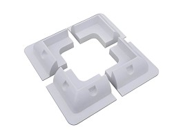 Soportes universales de ABS para panel solar camper/barco | Damia Solar