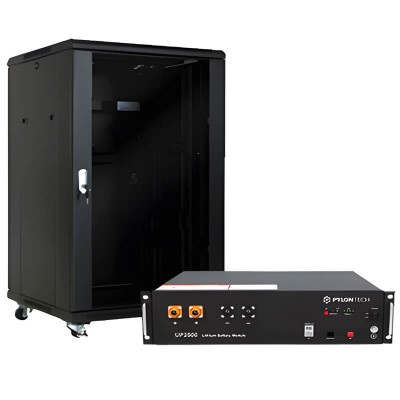 Batería de litio Pylontech UP2500 2.8kWh 24V + Armario