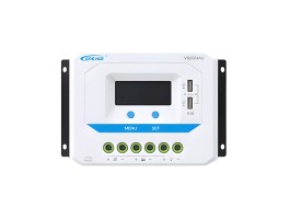Regulador de carga EPEVER PWM 60A 12/24V com ecrã e USB | Damia Solar
