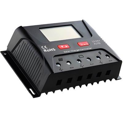 Regulador de carga SRNE PWM 50A 12V/24V con pantalla | Damia Solar