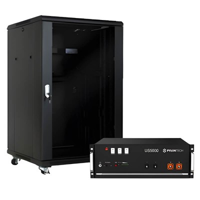 Bateria de lítio Pylontech US5000C 4,8kWh 48V + Armário