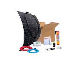 Kit solar para embarcaciones 150W con placa flexible | Damia Solar