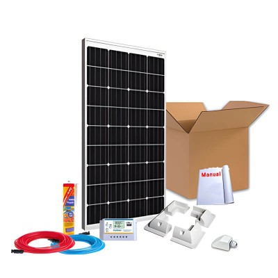 Comprar Kit solar completo para embarcaciones y barcos 200W