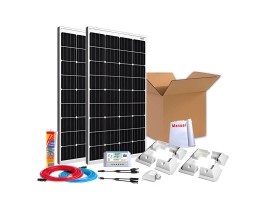 Comprar Kit solar completo para embarcaciones y barcos 400W