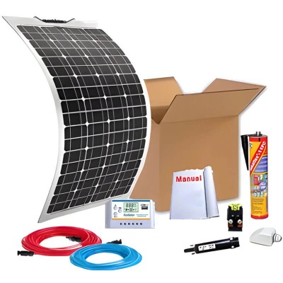 Kit solar para camper 180W con placa flexible