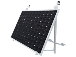 Estructura de balcón para panel solar de 12V o 24V