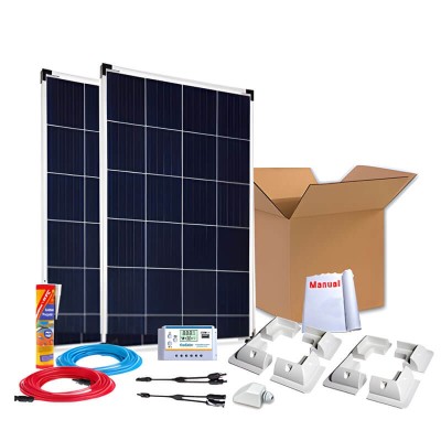 Comprar Kit solar completo para embarcaciones y barcos 200W