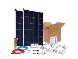 Comprar Kit solar completo para embarcaciones y barcos 200W
