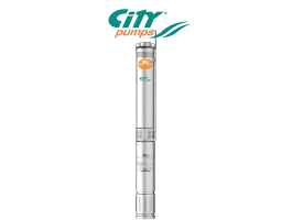 Bomba de água trifásica submersível para poços City Pumps SP4 4SP20-4/R | Damia Solar