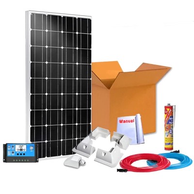 Kit solar camper 500W en energía diaria generada | Damia Solar