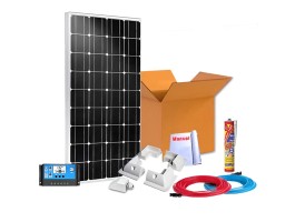 Kit solar camper 500W en energía diaria generada | Damia Solar