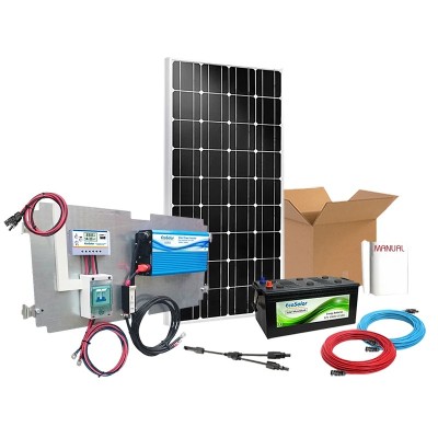 Kit solar 300W para uso diário para iluminação Onda modificada | Damia Solar