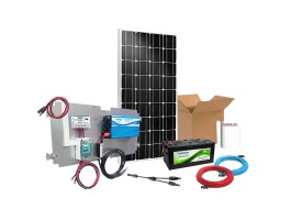 Kit solar 300W Uso Diario para iluminación Onda modificada | Damia Solar