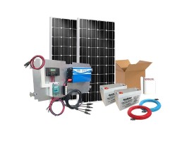 Kit solar 500W Uso Diario Onda pura nevera sin congelador | Damia Solar