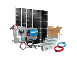 Kit solar 1200W Uso Diário Onda Pura Blue | Damia Solar