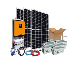 Kit solar 2000W GEL Uso Diario Onda pura | Damia Solar