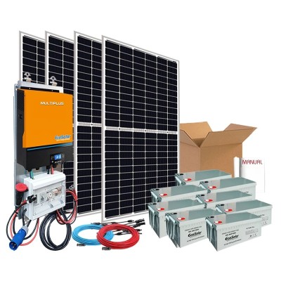 Kit solar 3000W GEL Uso Diario Onda pura | Damia Solar