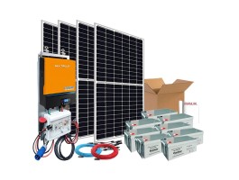 Kit solar 3000W GEL Uso Diario Onda pura | Damia Solar