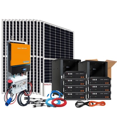 Comprar Kit solar 15000W Uso Diario con baterías de litio