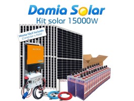Comprar Kit solar 15000W Uso Diario Estacionarias