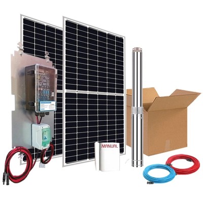 Kit de bombeo Ecosolar 540X - Caudal máx. 6000 litros/h | Damia Solar