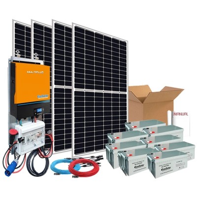Kit solar 4000W GEL Fins de semana | Damia Solar
