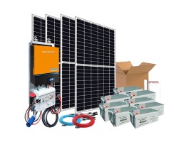 Kit solar 4000W GEL Fines de semana | Damia Solar