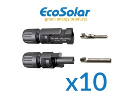10 x Conectores Mc4 Instalaciones Solares (macho y hembra) | Damia Solar