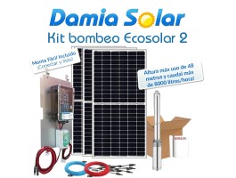 Comprar Kit de bombeamento Ecosolar 2 – Caudal Máx. 8000 litros/hora