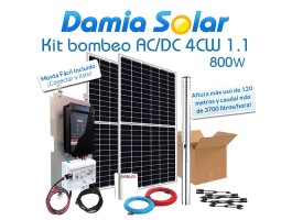 Comprar Kit de bombeo Ecosolar AC/DC 1.1-120-3.7 (800W)