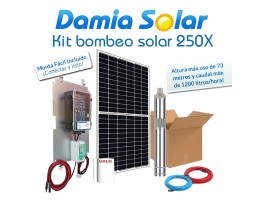 Kit de bombagem Ecosolar 250X - Caudal máx. 1200 litros/h | Damia Solar