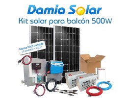 Kit solar para varanda 500W. -Damia Solar