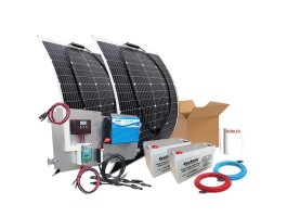Kit painel solar flexivel para varanda 500W