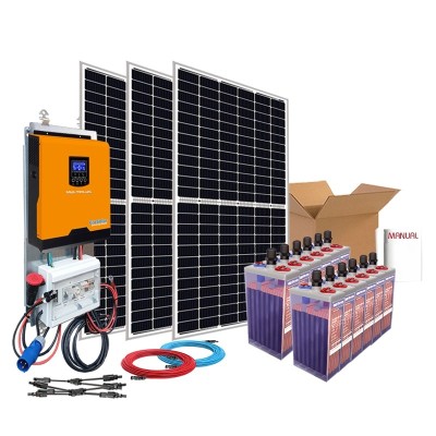 Comprar Kit de casa de campo 1700W com bateria estacionaria