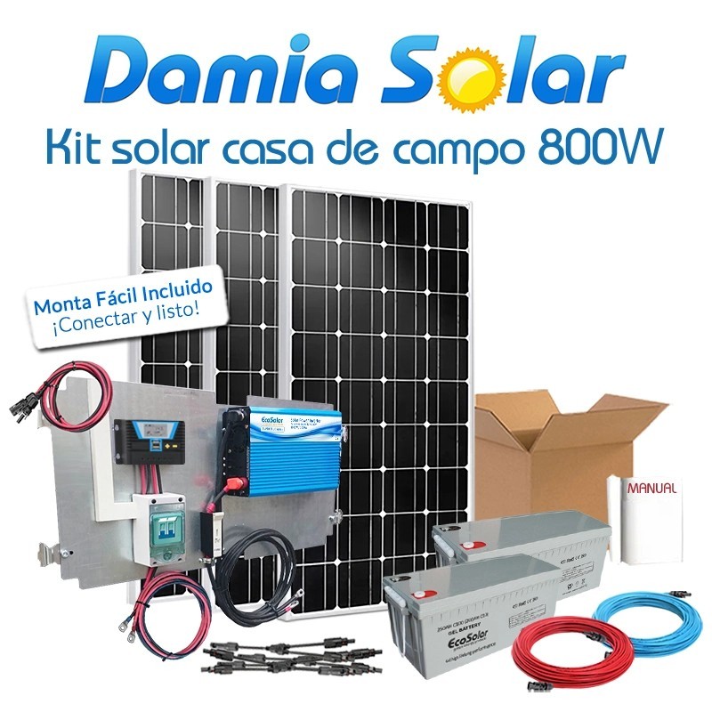 Comprar Kit casa de campo 800W Onda Pura Blue