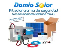 Kit solar de alarme de segurança GSM (comunicação móvel) | Damia Solar