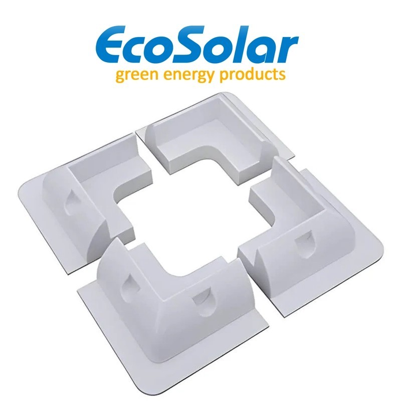 Soportes universales de ABS para panel solar camper/barco | Damia Solar