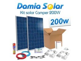 Comprar Kit solar completo para caravanas 200W