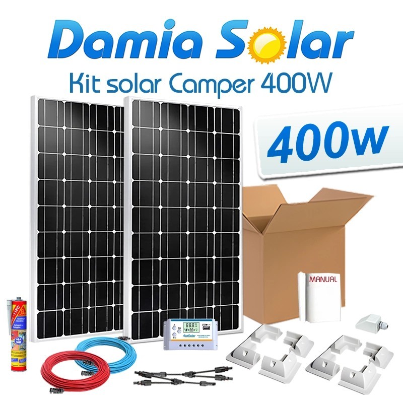 Comprar Kit solar completo para camper 400W