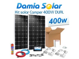 Kit solar completo para autocaravanas 400W Dual | Damia Solar