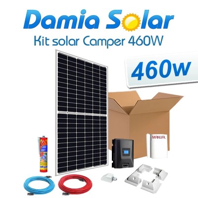 Kit solar completo camper panel 460W 24V a 12V | Damia Solar