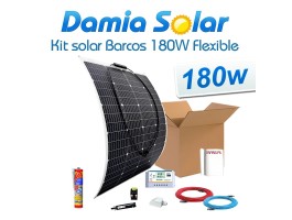 Kit solar embarcaciones y barcos 180W con placas flexibles | Damia Solar