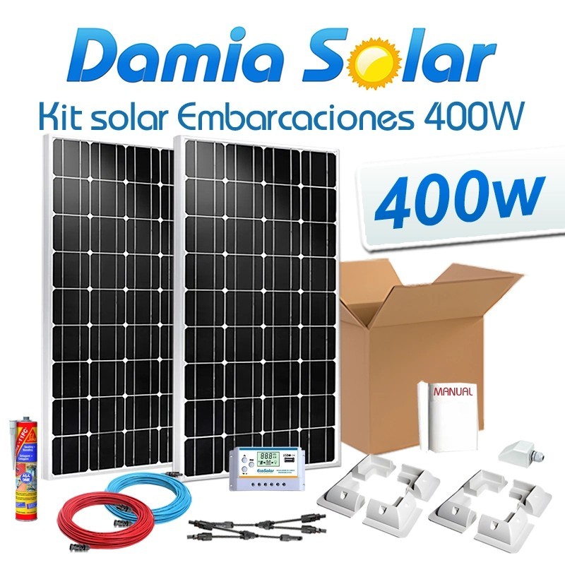 Comprar Kit solar para embarcações e barcos 400W